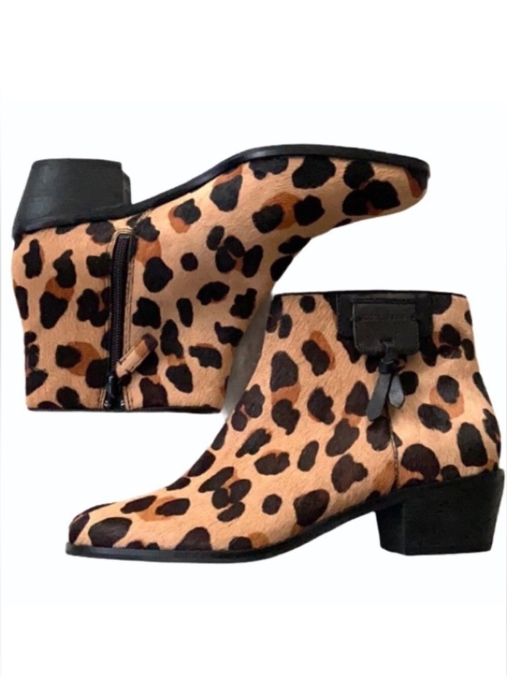 Like new Cole Haan calf hair / leather ankle boots